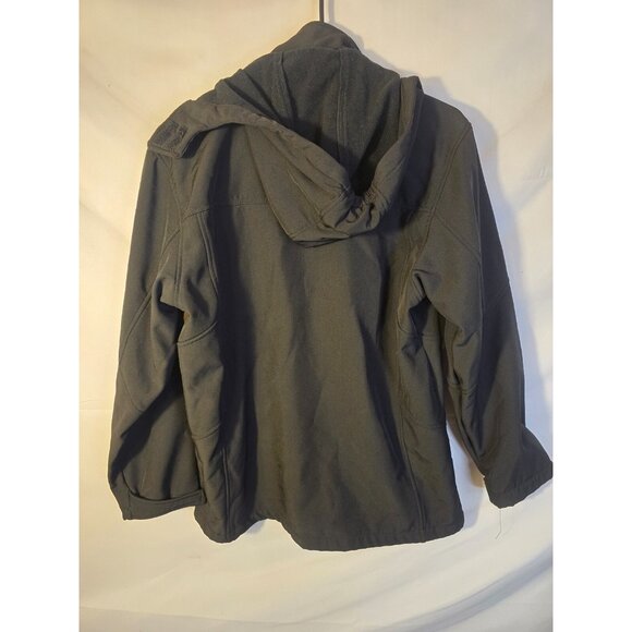 Reebok Boys Black Double Zip Jacket Coat Size Large 14/16 L Winter Fall - Picture 4 of 4